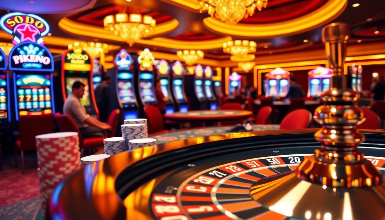 Experience thrill at SODO CASINO with roulette, poker, and vibrant gaming action.