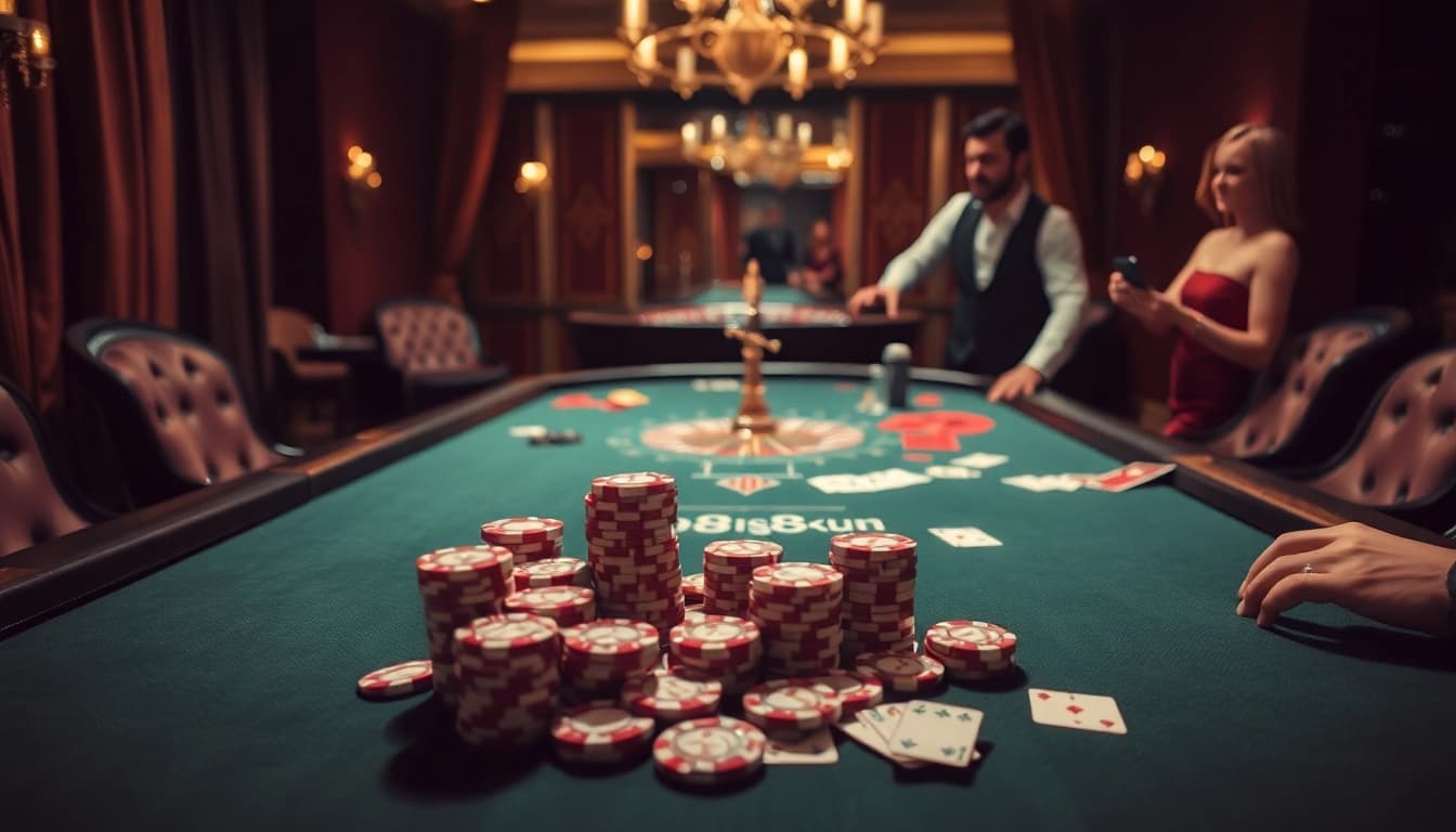 Player celebrating a win at 88xx casino poker table with chips and cards.