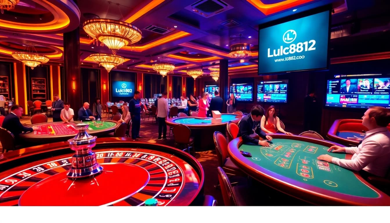 Players enjoying multiplayer options at https://luck882.co.com/ casino tables, highlighting thrilling winning moments.
