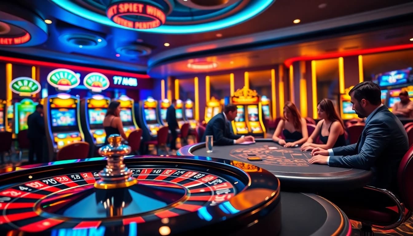 Engaging gameplay action at a vibrant online casino atmosphere focused on https://78wintl.org/.