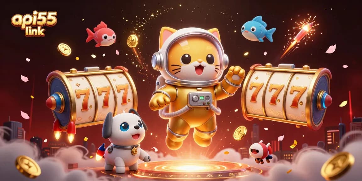 Experience thrilling gameplay with api55 link, featuring a vibrant casino scene of challenges and winnings.