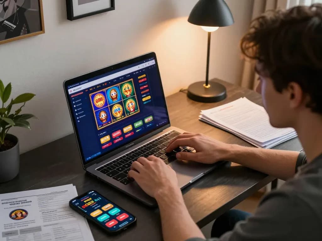 Engaged player strategizing on GO88 app for optimized betting experience.