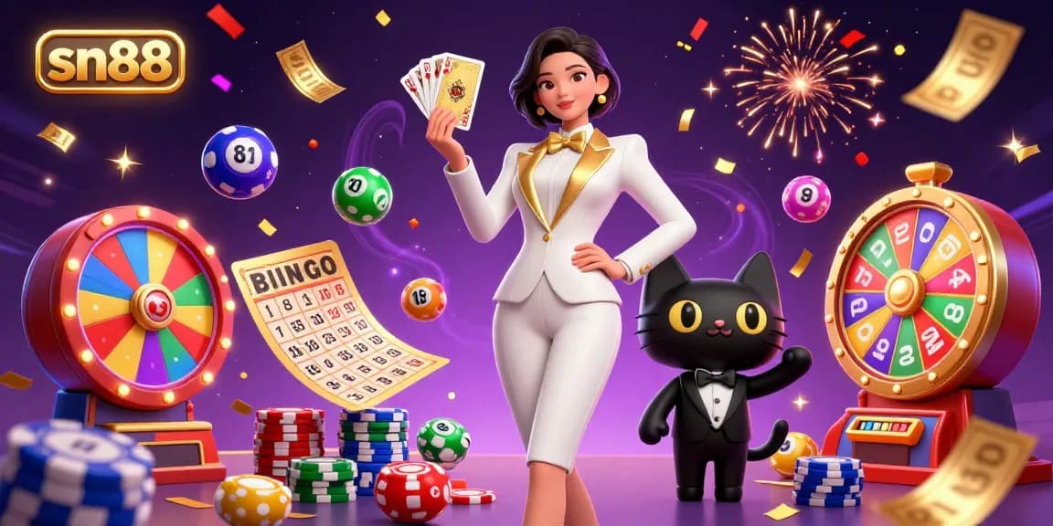 Experience thrilling casino excitement at sn88 with captivating lottery elements and a stylish atmosphere.