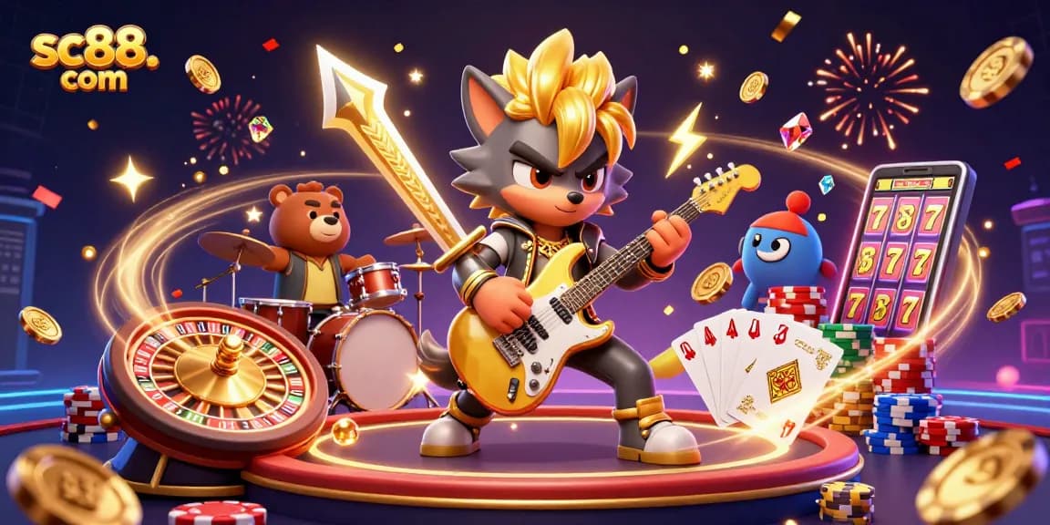 Experience thrilling gameplay at sc88. com with vibrant casino characters and rich gaming elements.