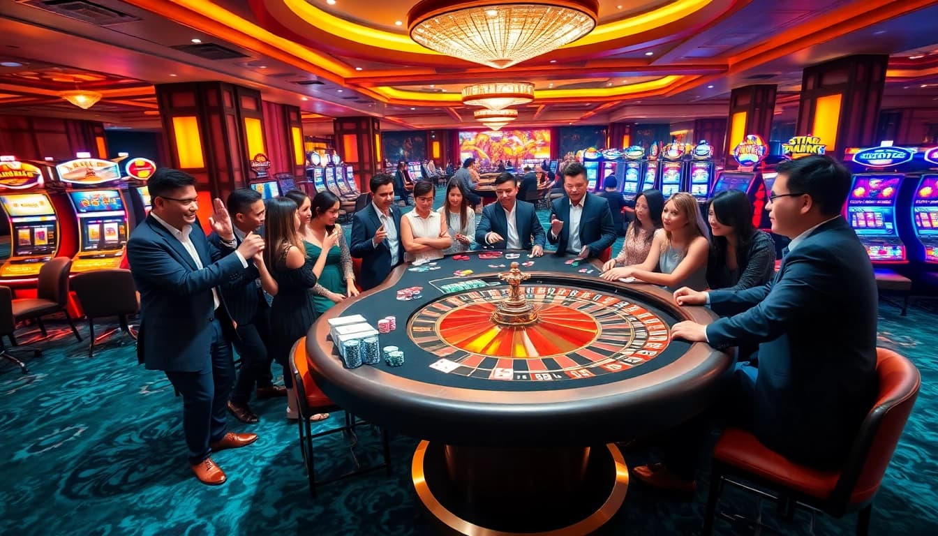 Experience the excitement of gambling at luongsontv with vibrant casino visuals and thrilling games.
