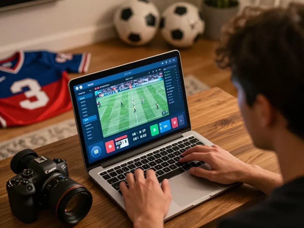 Engaging with live sports betting on MMOO's platform from a cozy home setup