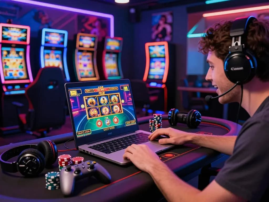 Player enjoying tg88 online gaming experience with colorful graphics and dynamic atmosphere