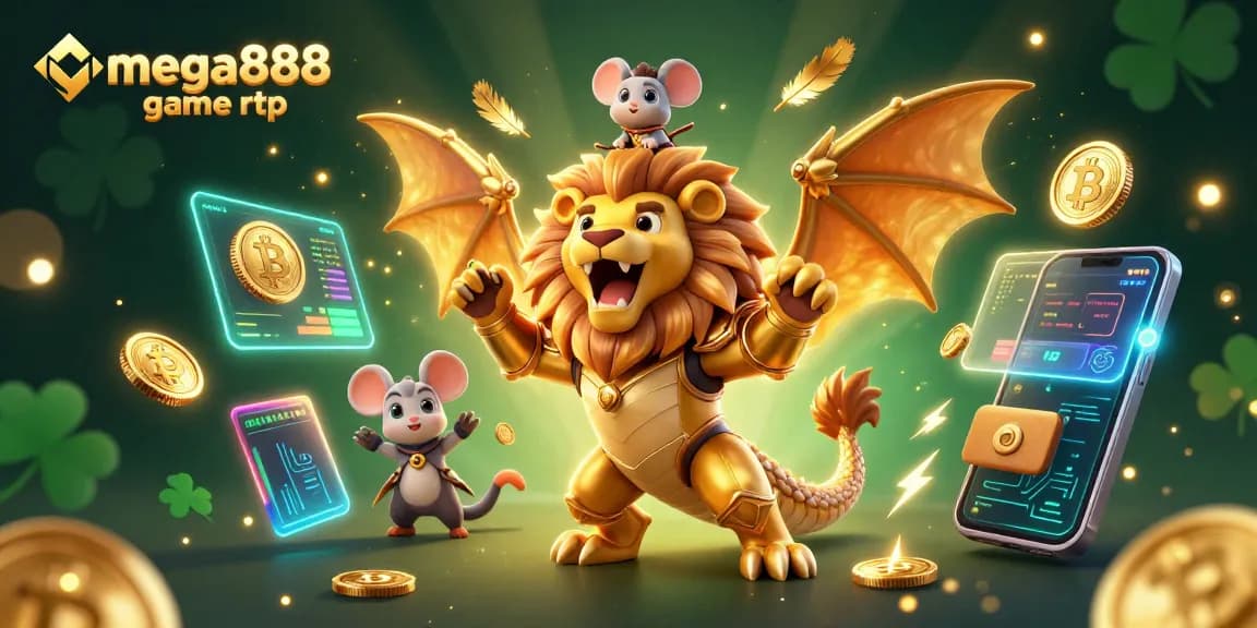 Spin to win with mega888 game rtp as a chimera creature and mouse jockey bring fortune.