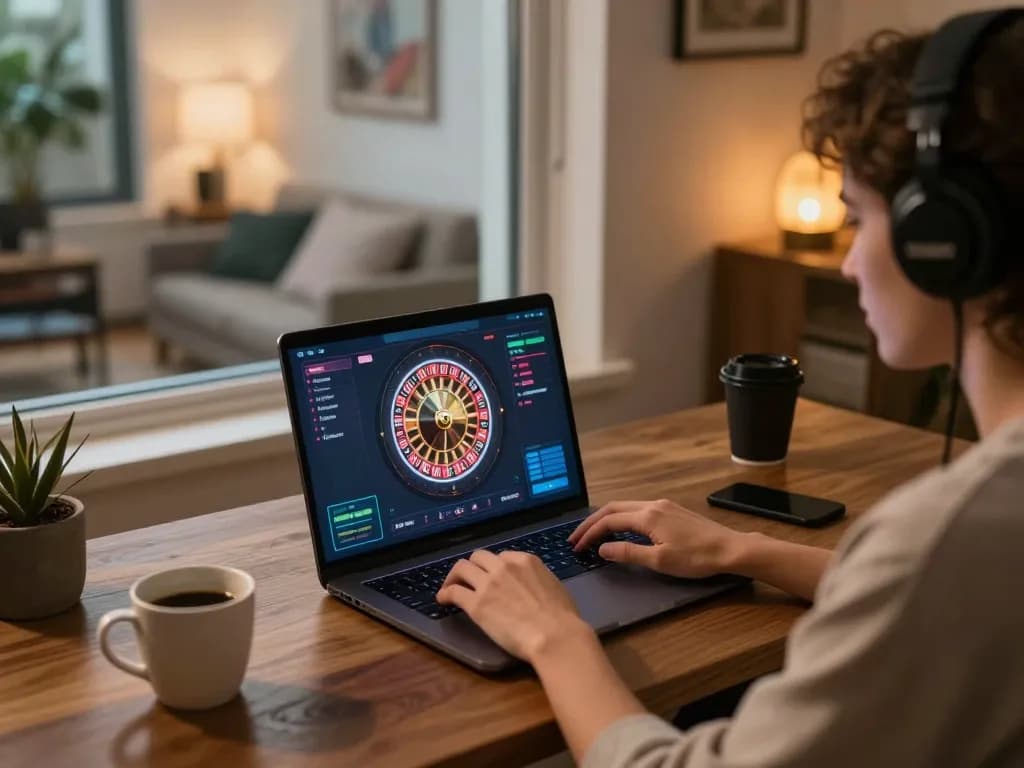 Player enjoying a strategic roulette game on 789p's online casino platform.