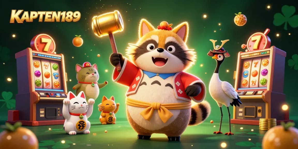 KAPTEN189 mengajak pemain untuk menikmati permainan slot online terpopuler dengan simbol keberuntungan dan jackpot besar.