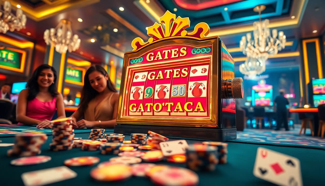 Engaging players discovering winning combinations on the Gates of Gatotkaca slot machine