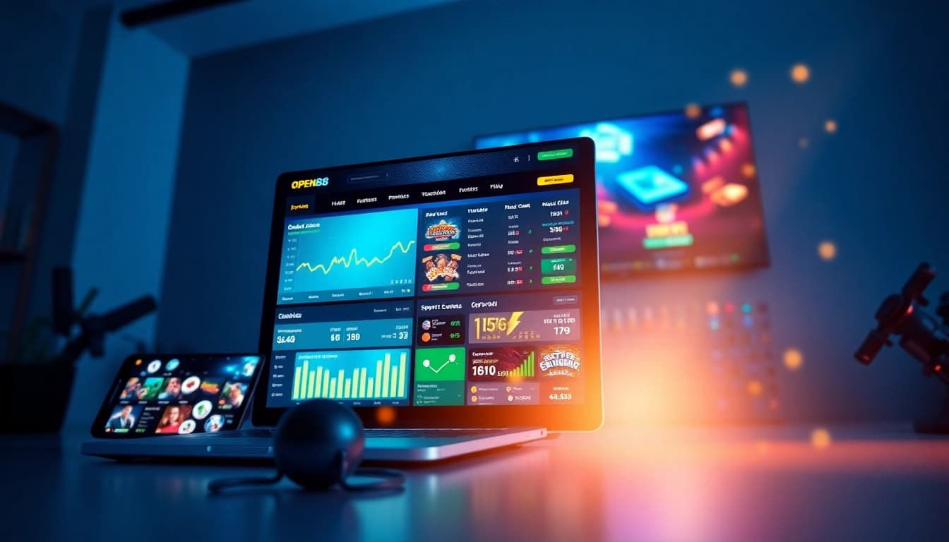 Explore the engaging online betting experience at https://open88seo.com/ with a modern, user-friendly interface showcasing diverse gaming options.