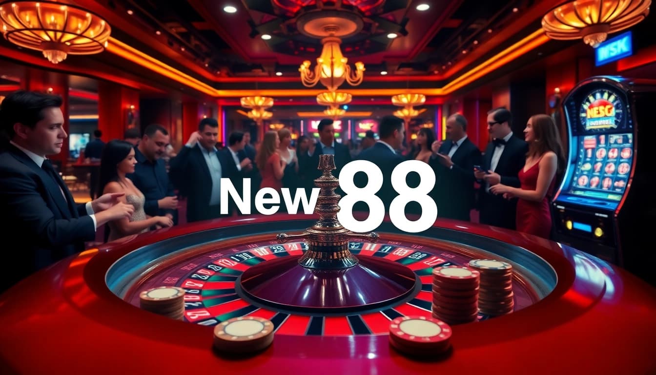 Experience thrilling gameplay at New 88 casino with vibrant tables and competitive action.