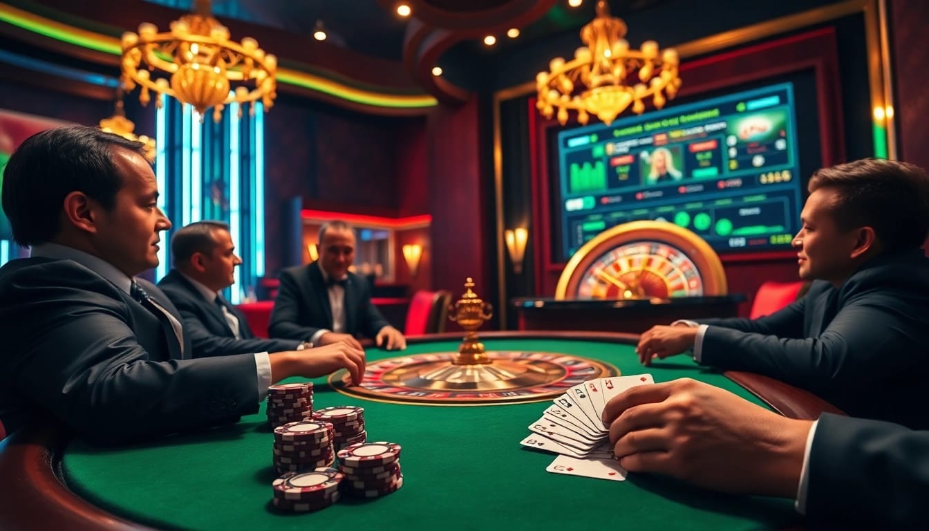 Experience the thrilling excitement of asupanjitu at a luxurious casino poker table.