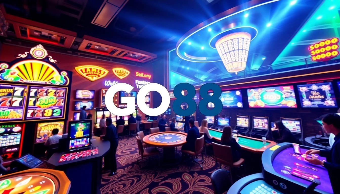 Interactive GO88 gaming environment showcasing vibrant online games and engaging players.