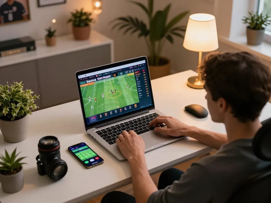 Engage in thrilling rr88 online sports betting from a cozy home office setup