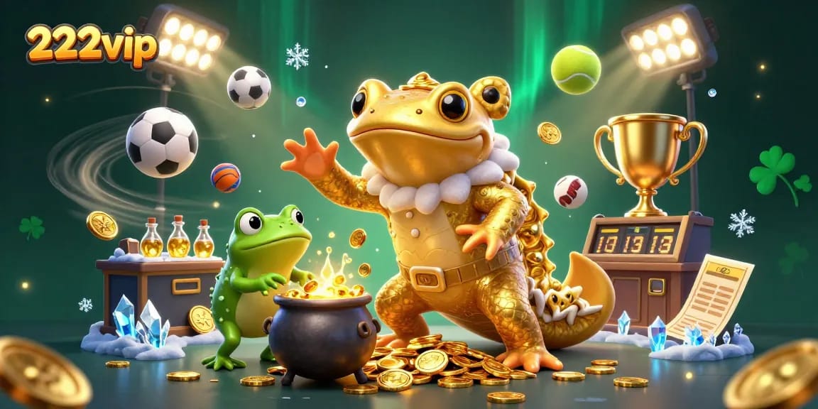 Captura dinâmica da plataforma 222vip com um experiente salamandra alquimista e assistentes, destacando apostas e prêmios.