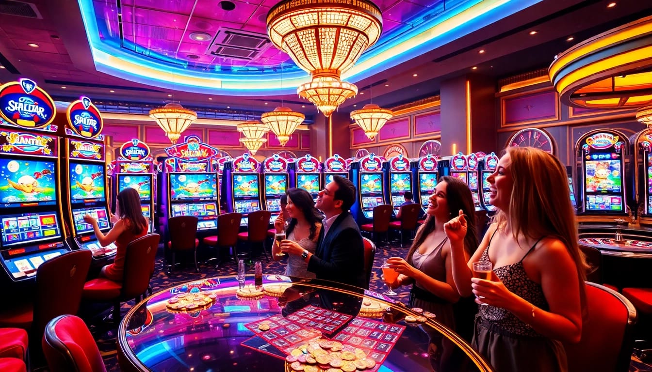Players enjoying their gaming experience on RAJAGACOR's Spaceman slot machines.