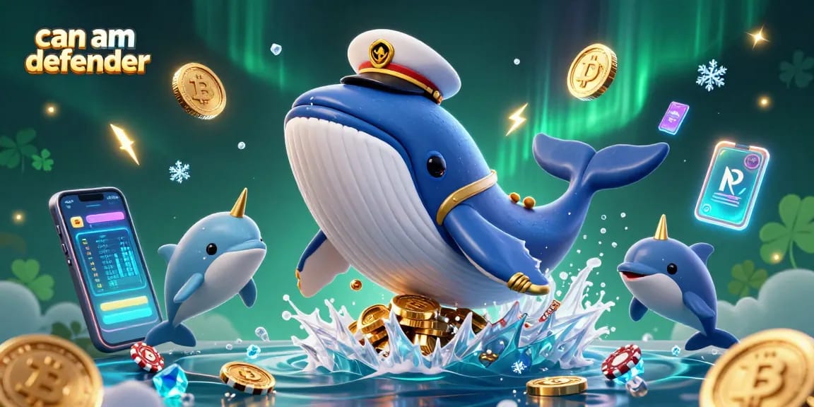 Win big with can am defender as the whimsical captain whale leads a thrilling casino adventure.