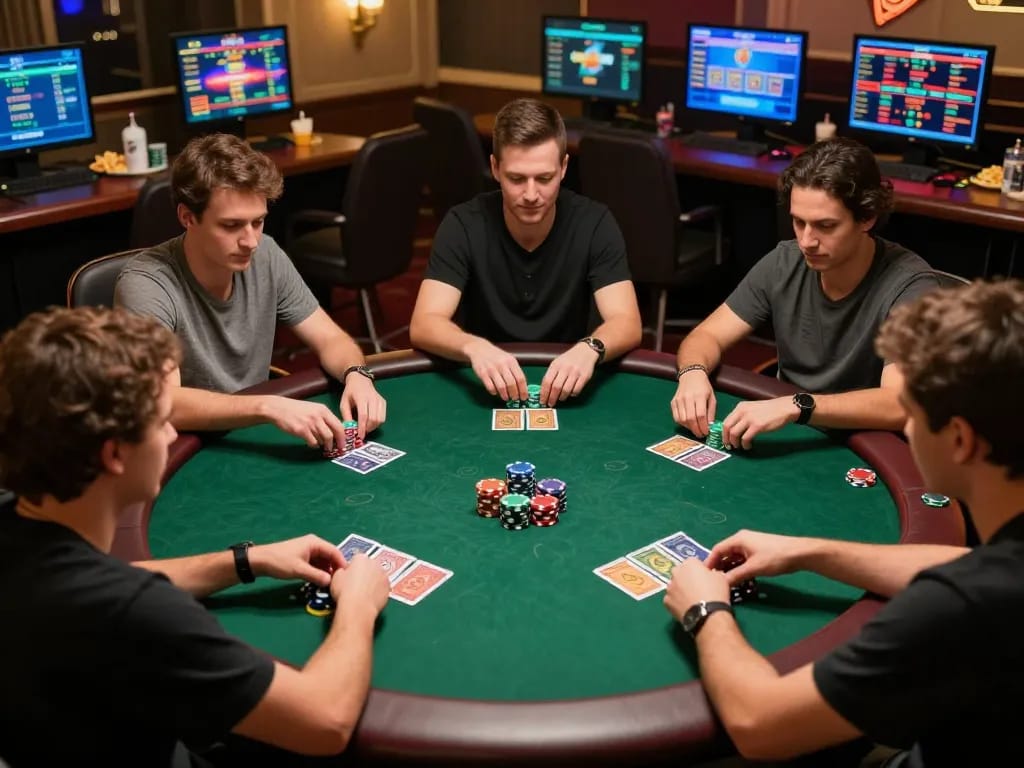 Engaging in a strategic poker game online with kkwwin app showcasing fun gameplay.