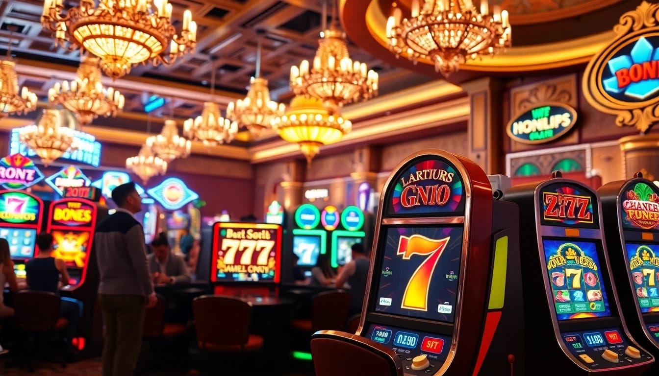 1777 bet 777 slots এর সাথে রঙিন স্লট মেশিনের উত্তেজক দৃশ্য