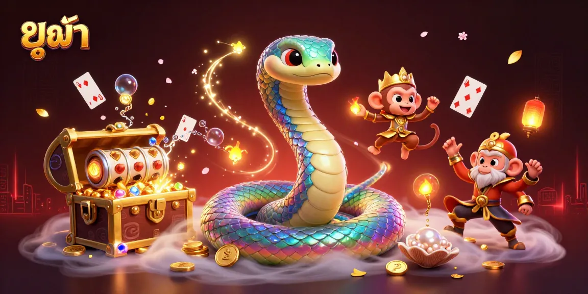 Experience the thrill of ยูฟ้า gaming with vibrant slot reels and a captivating underwater scene.