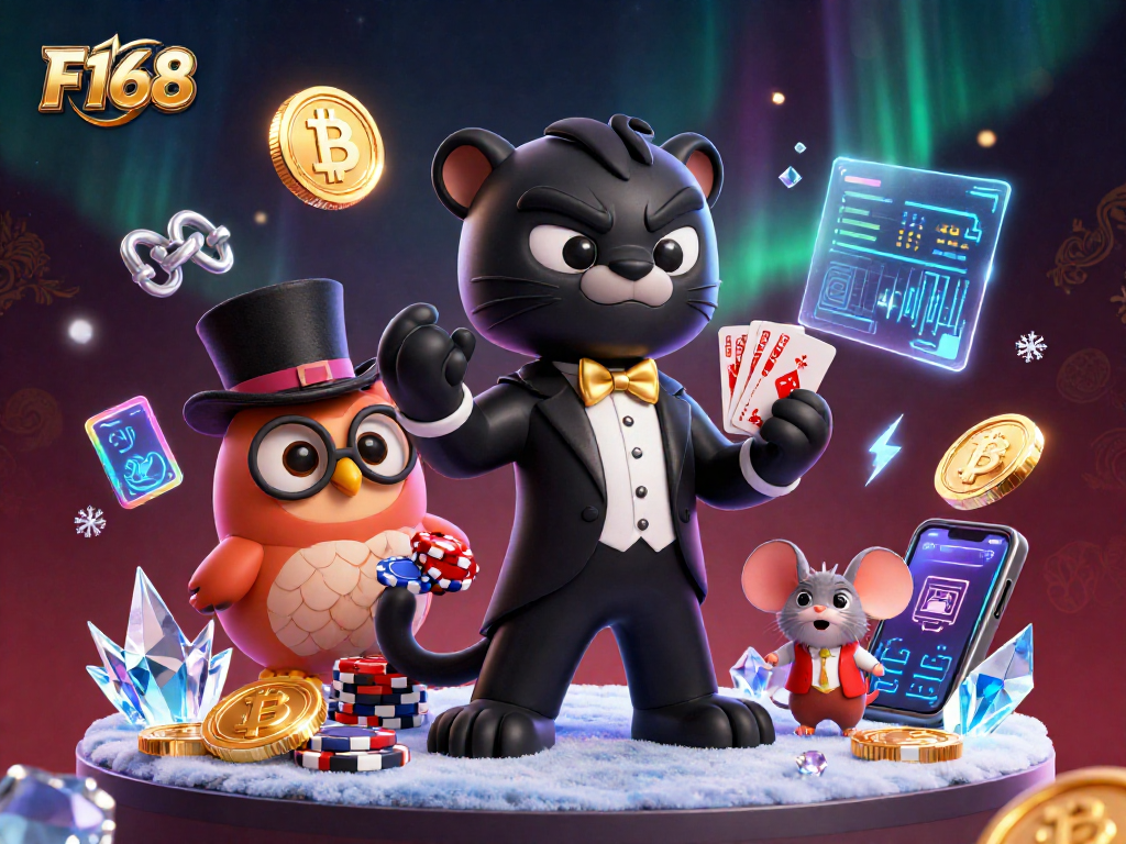 F168 delivers an exciting casino experience with stylish characters and vibrant gaming elements.