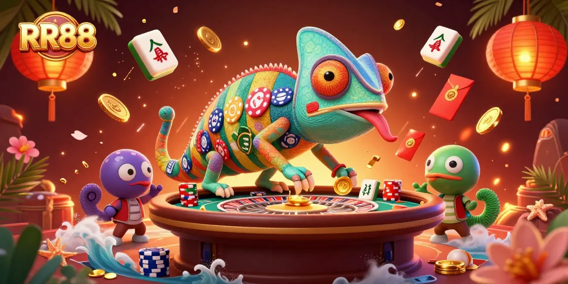 Play and win with RR88 at this vibrant online casino scene filled with gaming excitement.