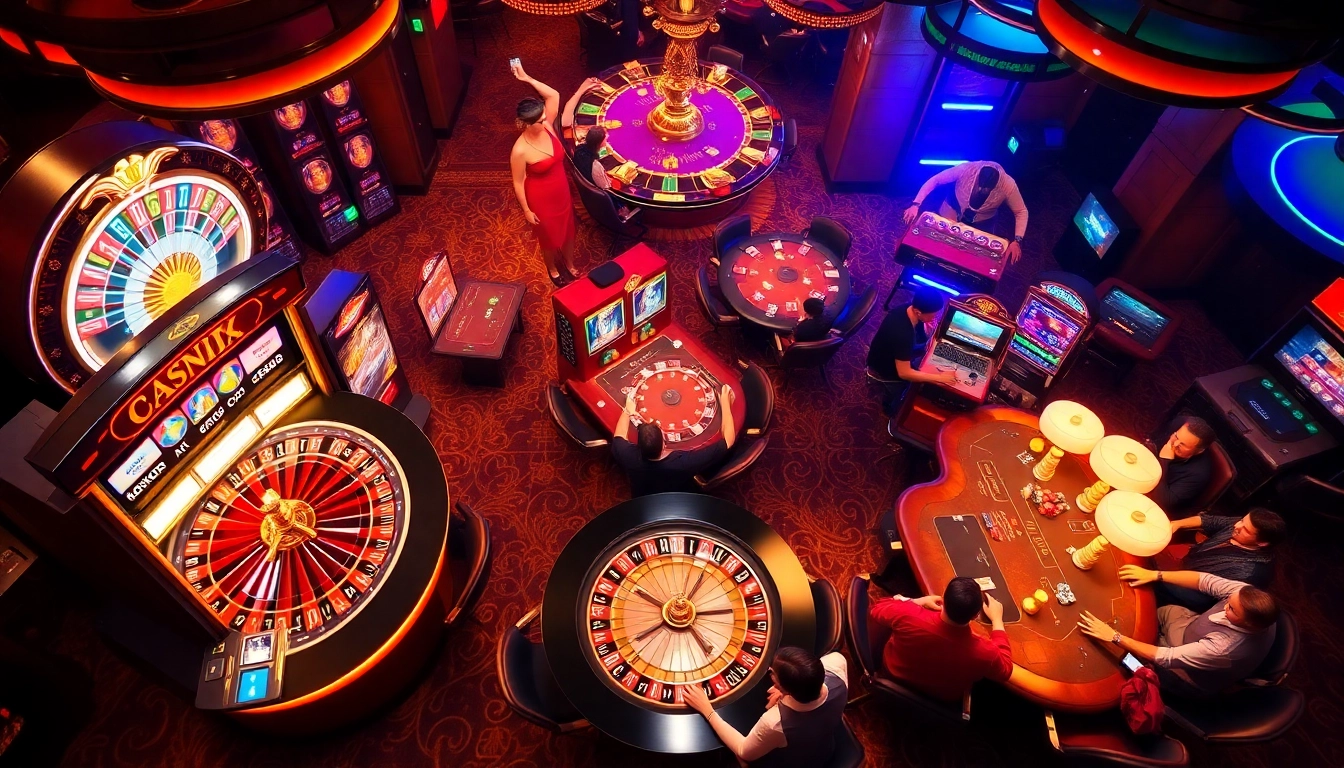 Players enjoying various games at UU88's vibrant online casino, embodying excitement and strategy.
