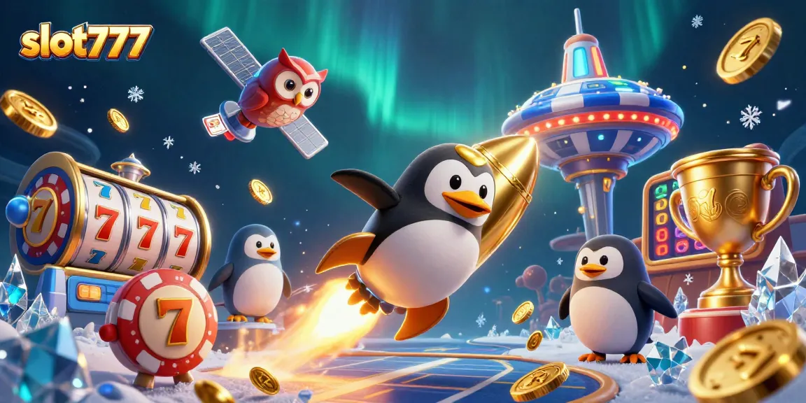 Engage with thrilling slot777 games featuring high RTP and exciting jackpots in this vibrant illustration.