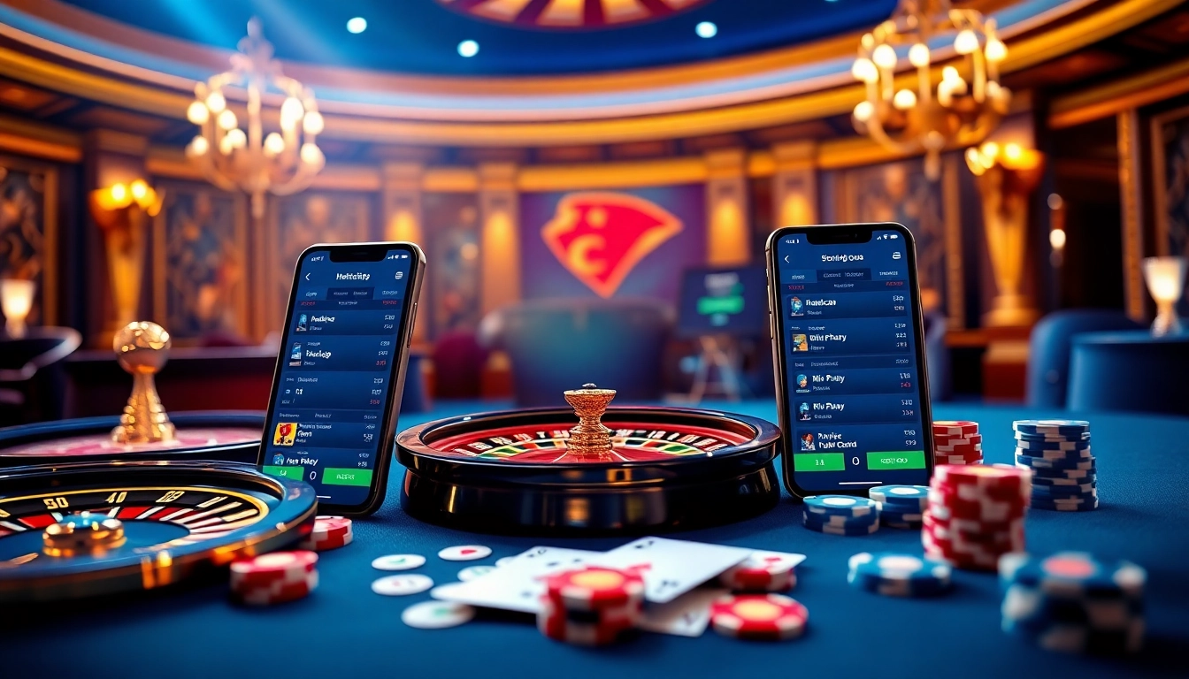 Exciting scene of sports betting for Judi Bola Piala Dunia on a luxurious online platform.
