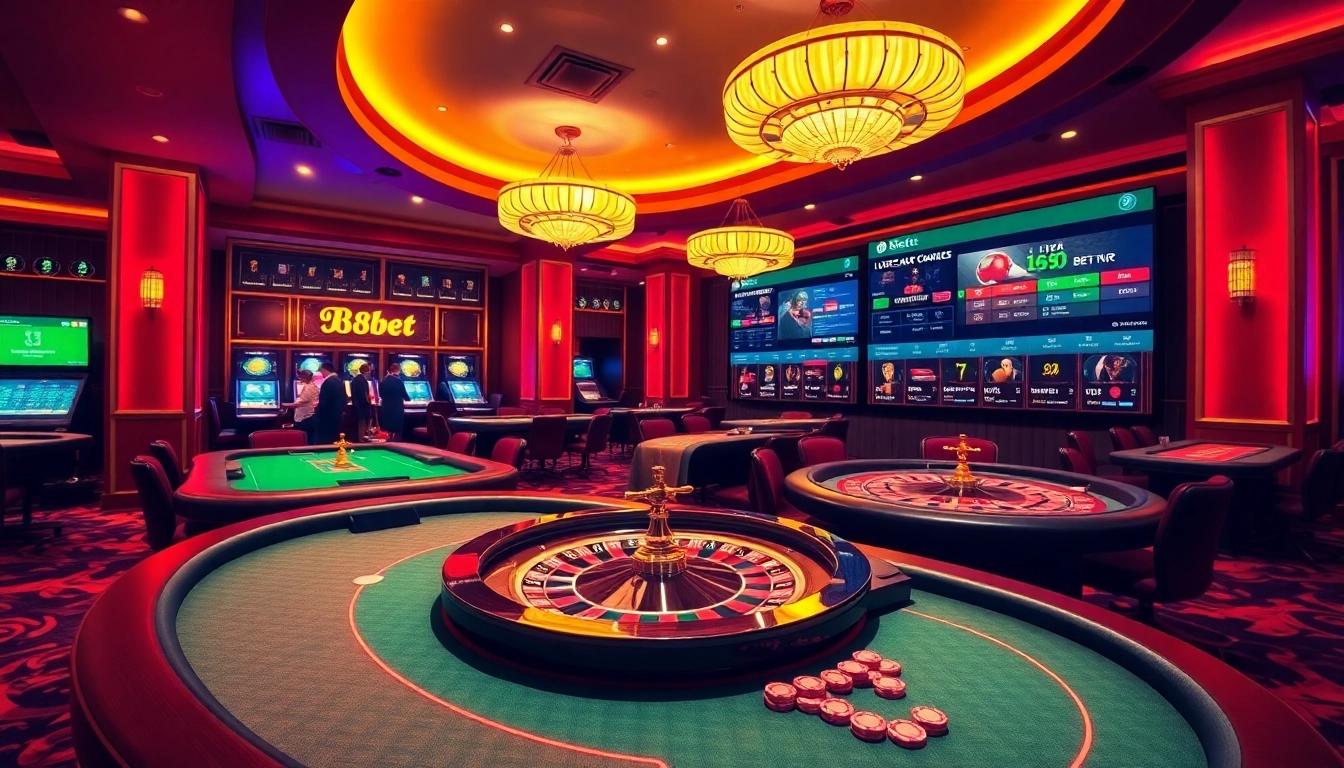 Experience thrilling gambling action with 188bet at a luxurious casino.