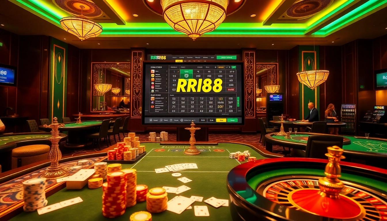 Experience the thrill of gambling at RR88's luxurious online casino with vibrant games and excitement.