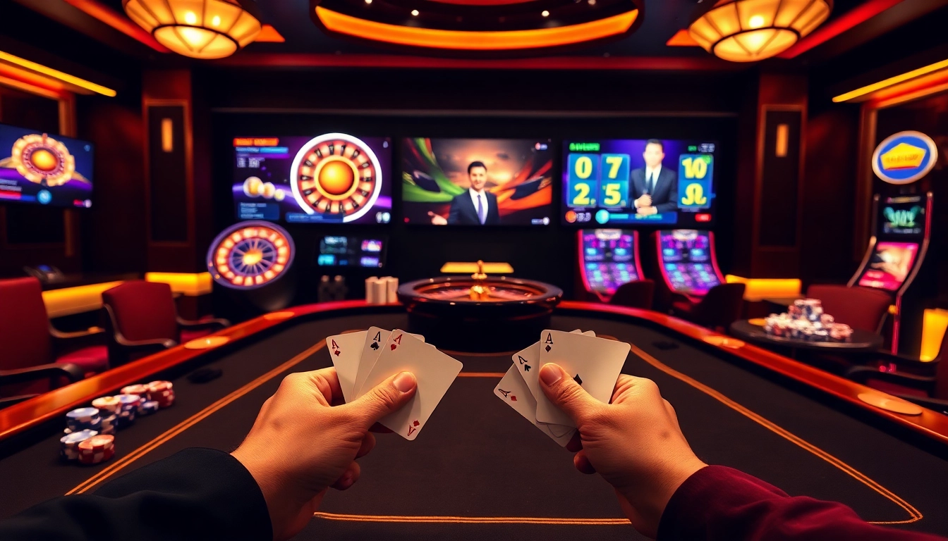Professional player engaging with top Nhà cái uy tín hàng đầu châu Á casino chips and cards