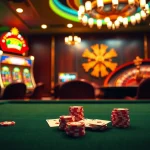 Experience the excitement of gambling at https://hbbet5.art/ with stunning casino scenes featuring poker and roulette.
