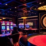 Engaging scene showcasing Tool xo so sieu toc software at a luxurious casino table with players.