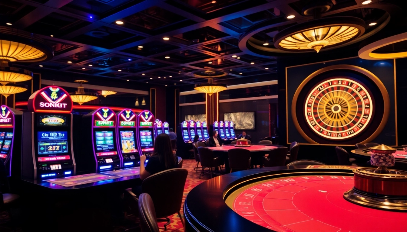 Engaging scene showcasing Tool xo so sieu toc software at a luxurious casino table with players.