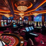 Rikvip players engaging in thrilling online casino games amidst a luxurious virtual setting.