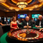Experience the thrill of high-stakes gambling at 99oke casino with vibrant slot machines and elegant players.