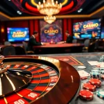Players strategizing in an elegant online casino scene with 33win casino games.