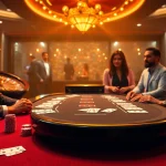 Exciting poker game at 99ok.co.im showcasing luxury chips and cards.