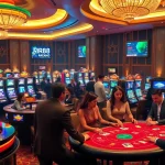 Players enjoying a thrilling game at RR88 casino while placing bets at luxurious tables.