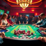 Experience thrilling gameplay at King88 with a stunning casino table filled with poker chips and cards.