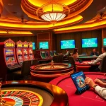 Pemain menikmati pengalaman slot online Ratu123 dengan tampilan yang cerah dan penuh semangat.