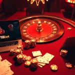 Experience the thrill of high-stakes poker and luxury gaming with F8bet at a professional casino table.