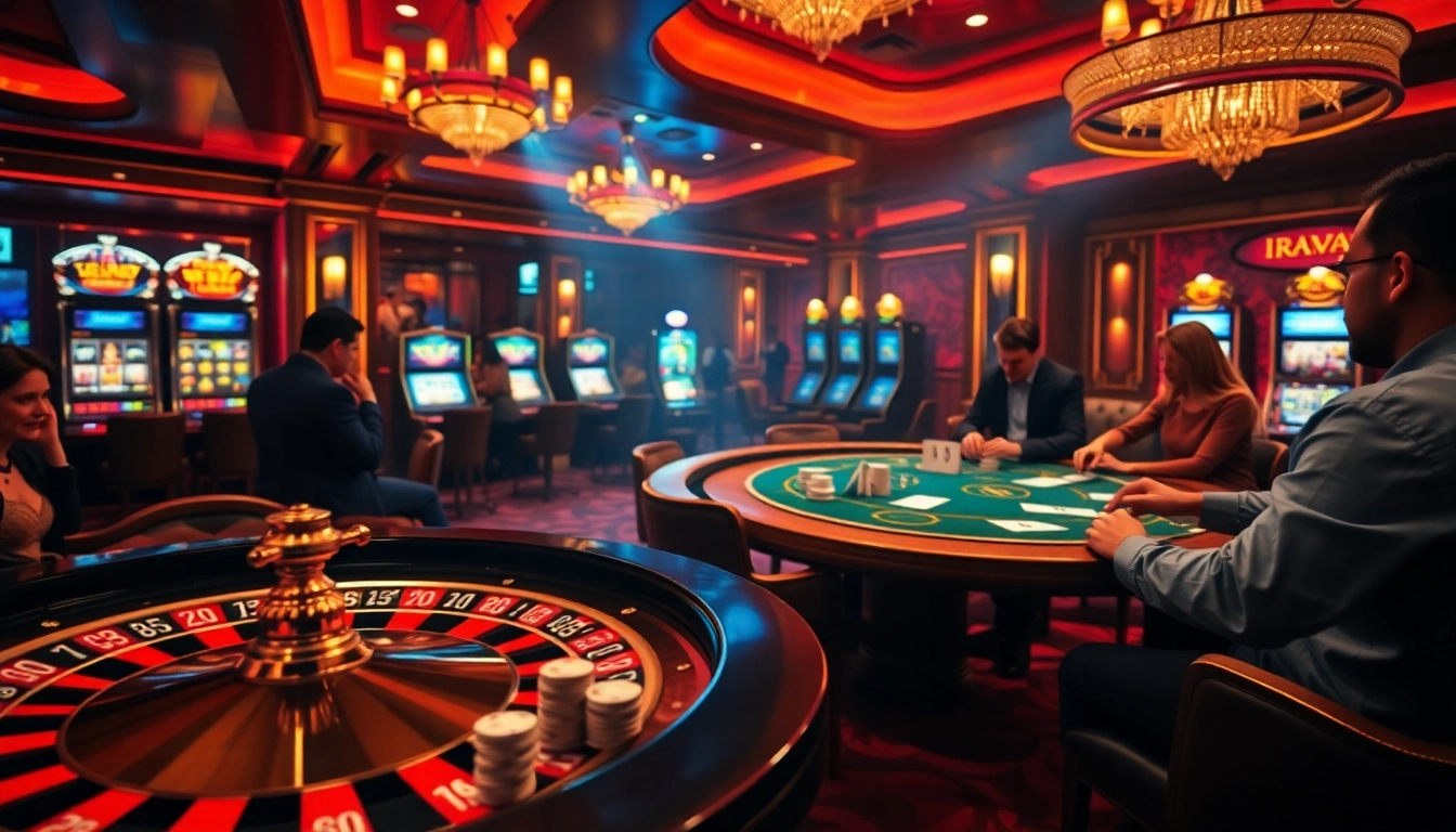 Experience thrilling gameplay at keonhacai5's luxurious casino with immersive roulette and poker action.