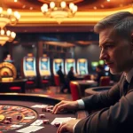Engaged players at a 33win poker table with vibrant chips and a roulette wheel.