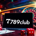 Engaging visual of 789club's online casino experience with poker elements and vibrant gaming atmosphere.