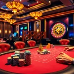 Experience the thrill of jun888 at a high-stakes poker table in a luxurious casino.