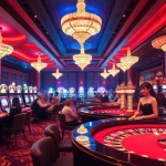 Players enjoying casino games at https://thabet77.sa.com/ with vibrant atmosphere and professional dealers.
